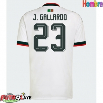 Camiseta México Jesus Gallardo #23 Visitante Equipación Mundial 2026 manga corta